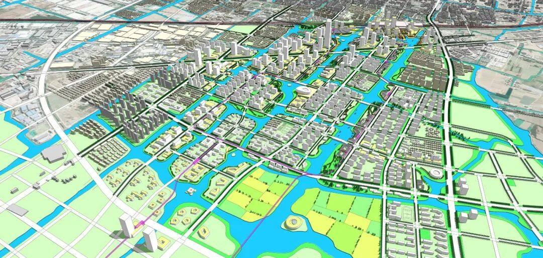 复合多元,产城融合的用地功能布局 在中新嘉善现代产业园等发展规划