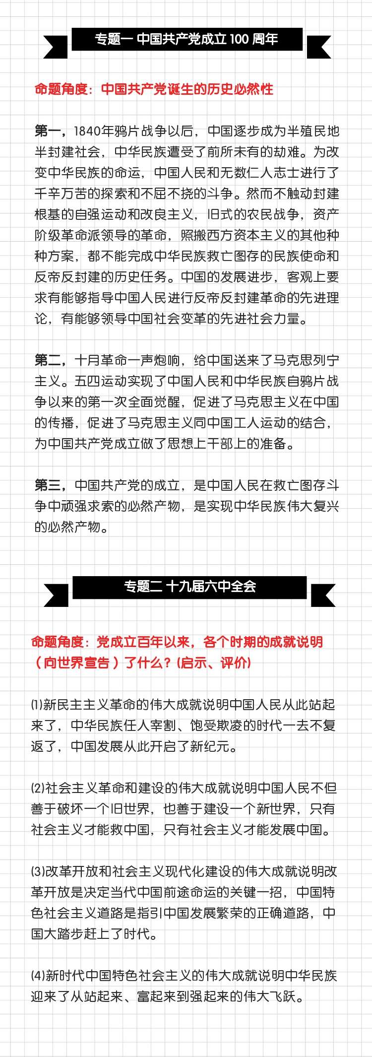 考研政治万能答题模板(图3)