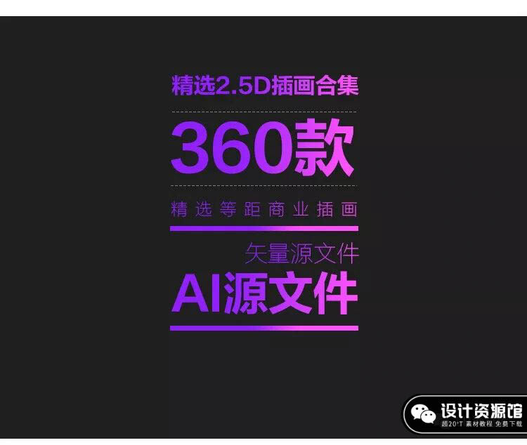 360款2.5D插画大合集，科技/金融/电商/区块链/医疗【520期】
