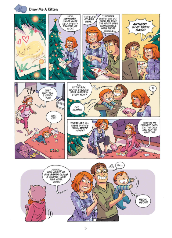 图片[2]-儿童英语漫画书《Chloe & Cartoon》全2册下载 PDF高清彩页 百度云网盘-油桃圈